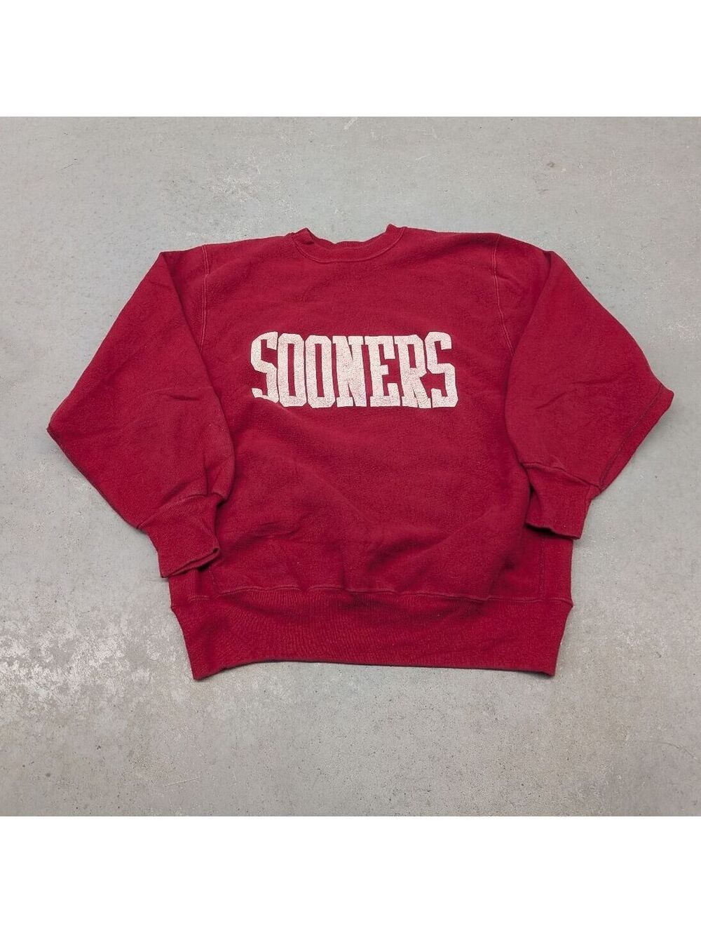 Vintage Oklahoma Sooners Reverse Weave Made in USA Sweater